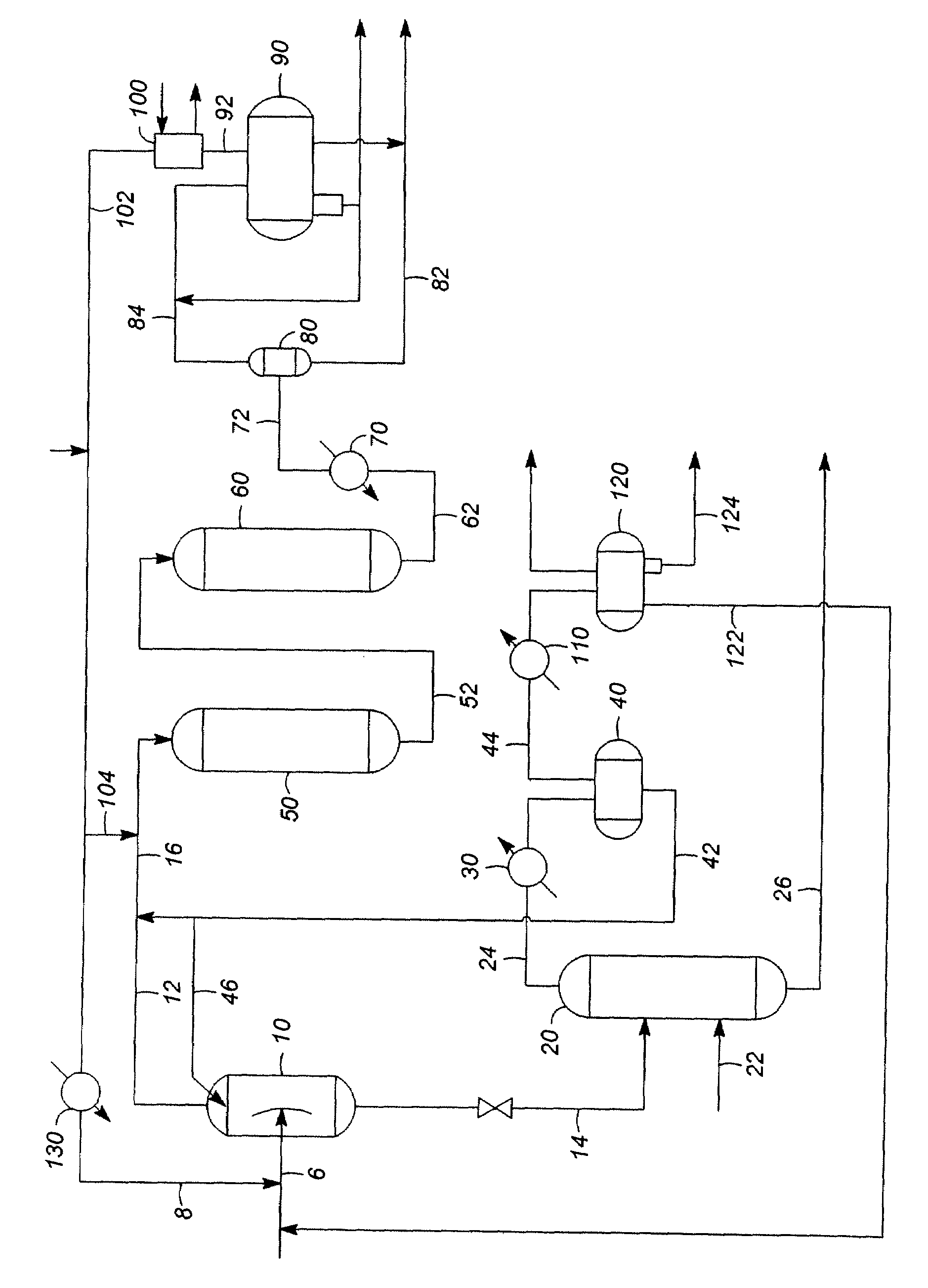 Process for upgrading contaminated hydrocarbons