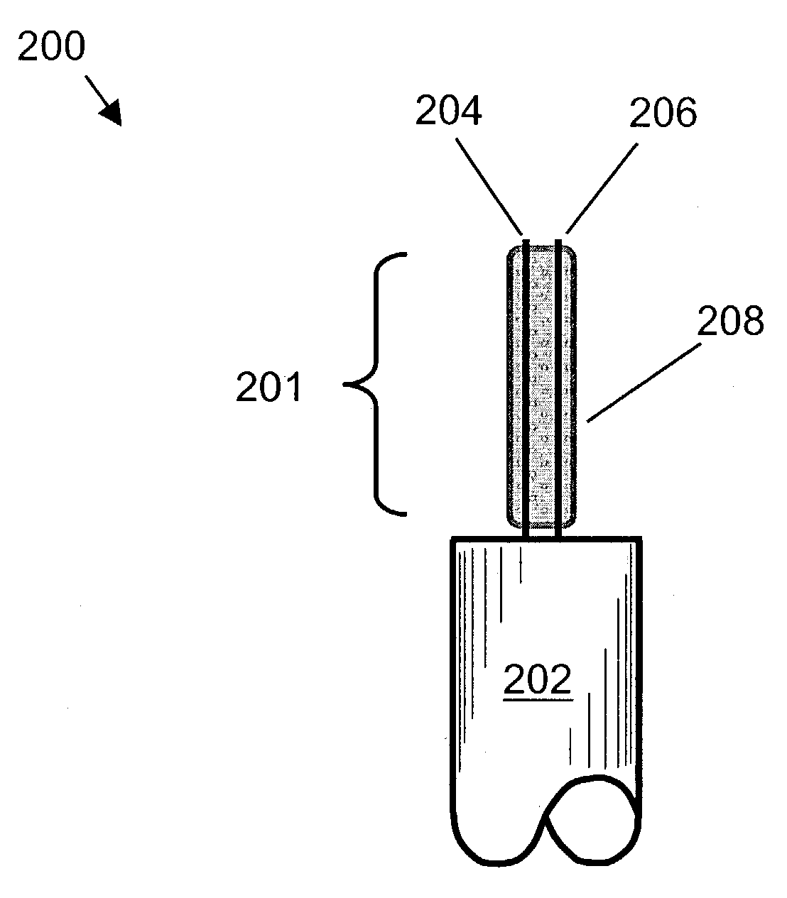 Multi-pin chemiresistors for microchemical sensors