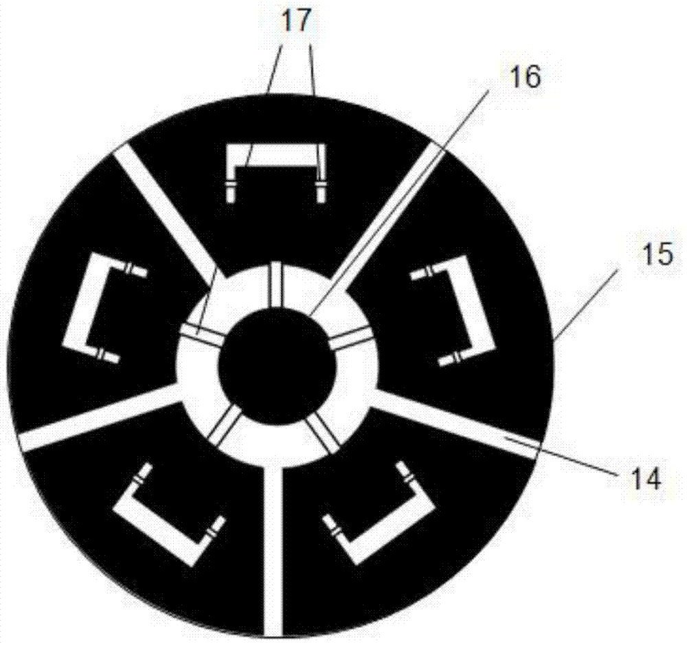 Small beam-switchable antenna capable of conducting omni-directional scanning in H face perpendicular to antenna plane