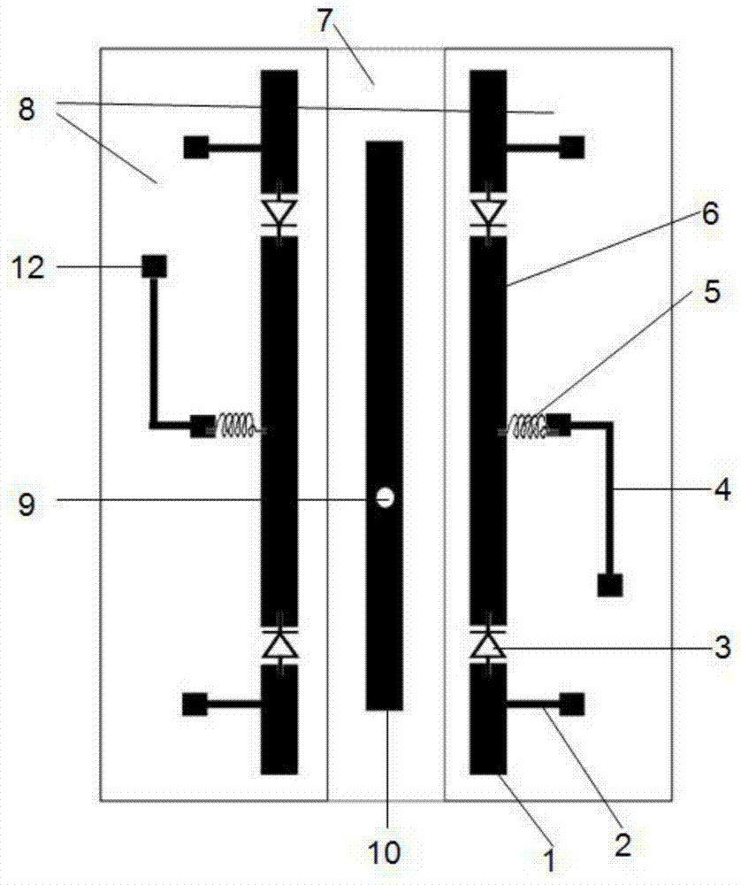 Small beam-switchable antenna capable of conducting omni-directional scanning in H face perpendicular to antenna plane