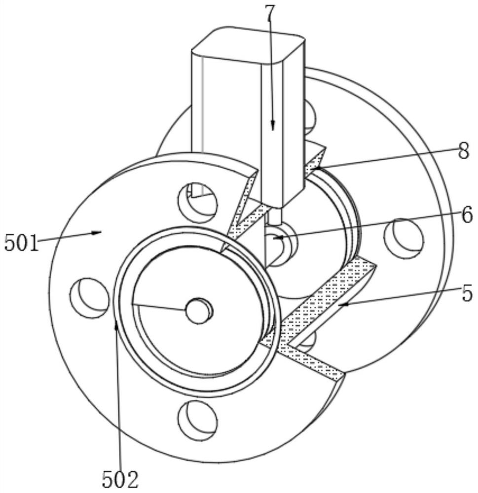 Raw material pretreatment feeding device for lithium battery electrolyte preparation