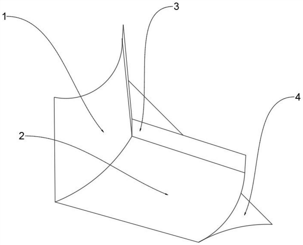 A V-angle cone device for automatic troweling machine for segmental concrete and its application method