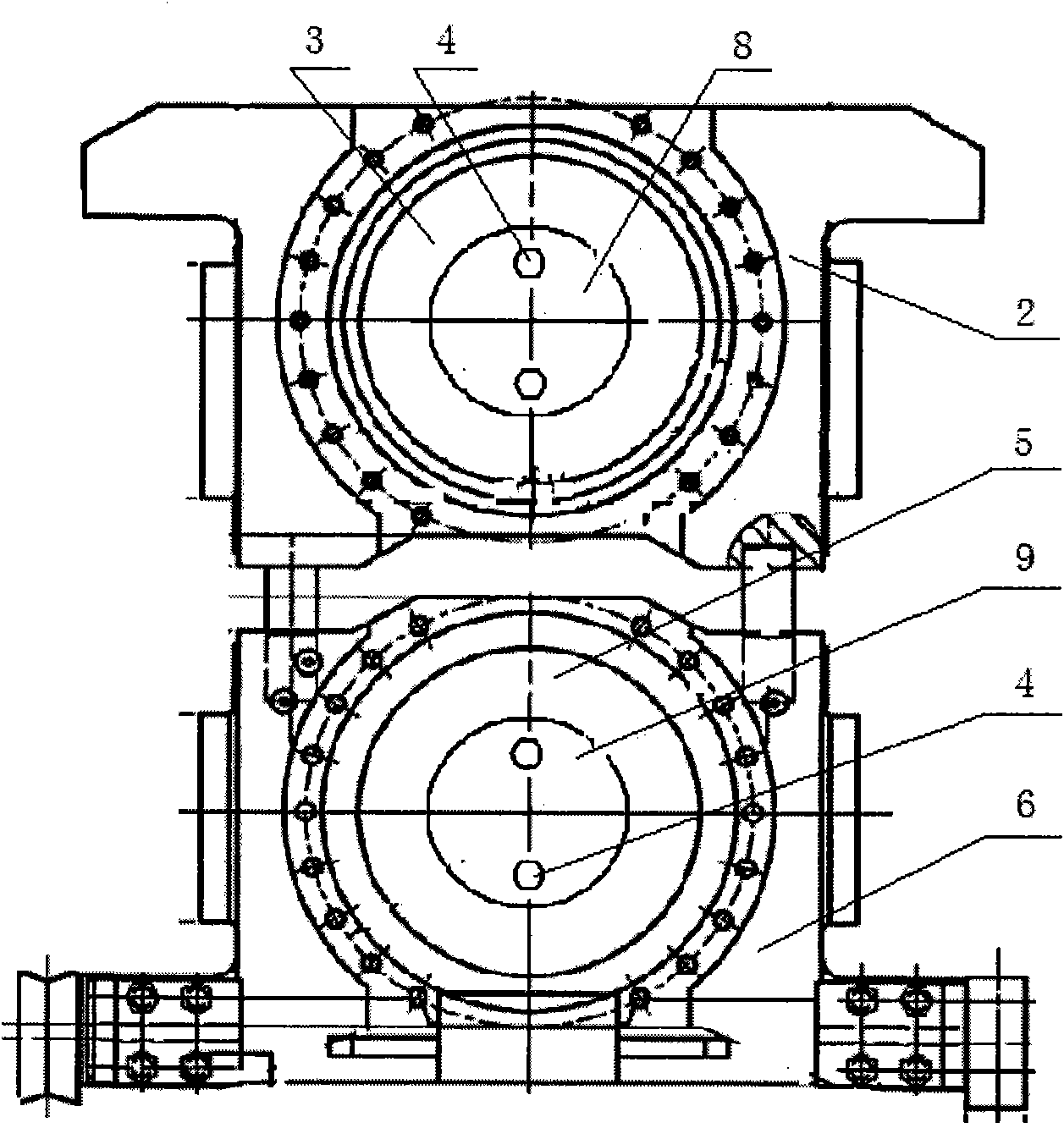 Method for allowing hot rolled strip steel to pass through fault rolling mill without being rolled