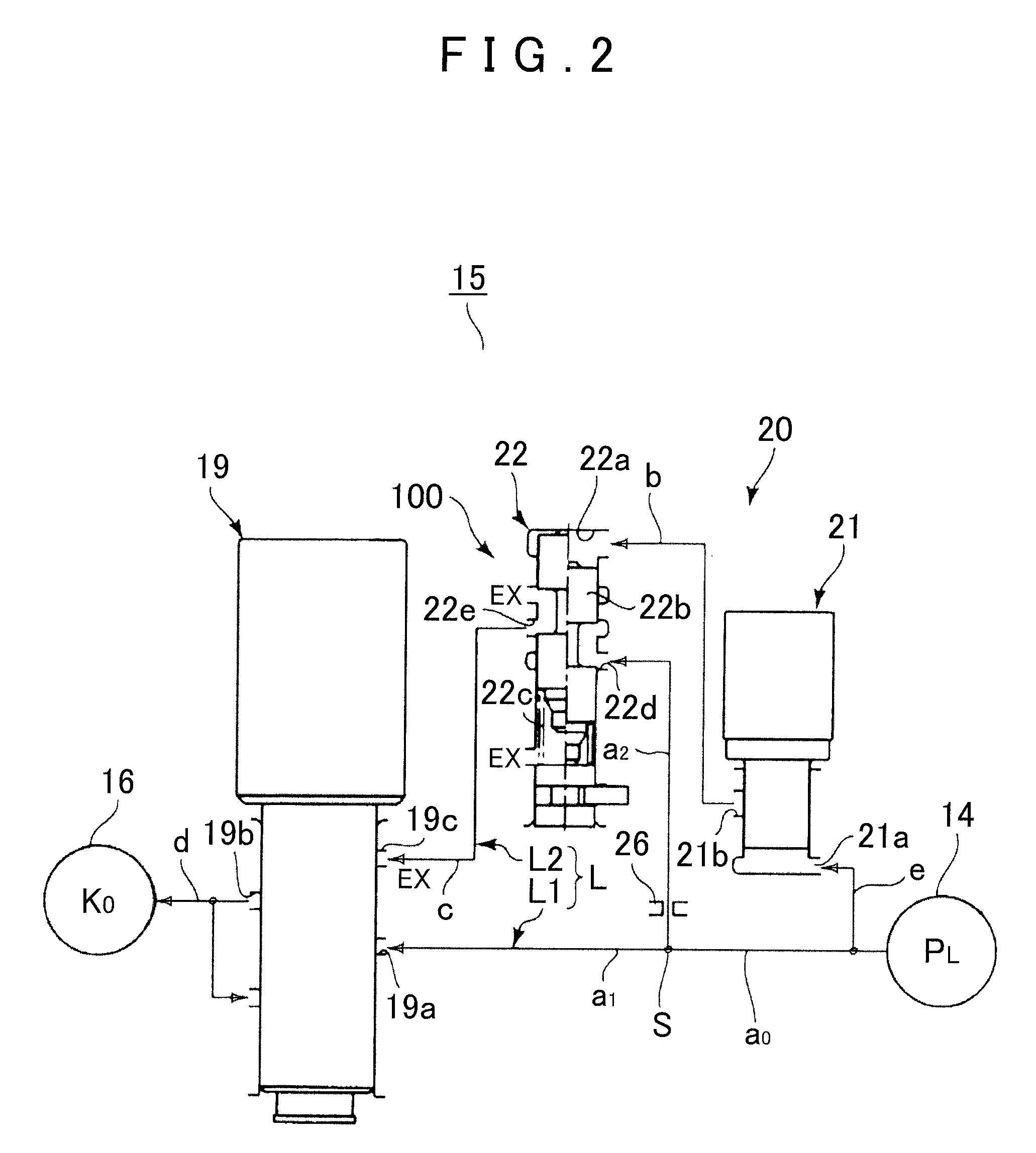 Hydraulic control device for hybrid drive device