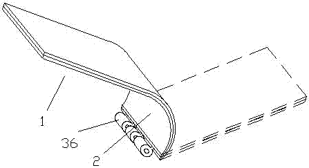 Self-elastic roll-up cover