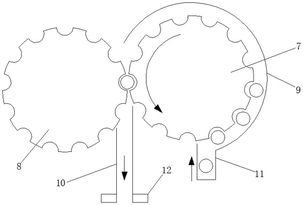 Bottle toppling and conveying device for medicine bottles