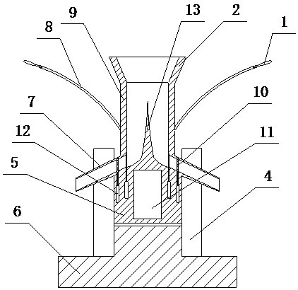 Automatic feeding device for free-range chickens