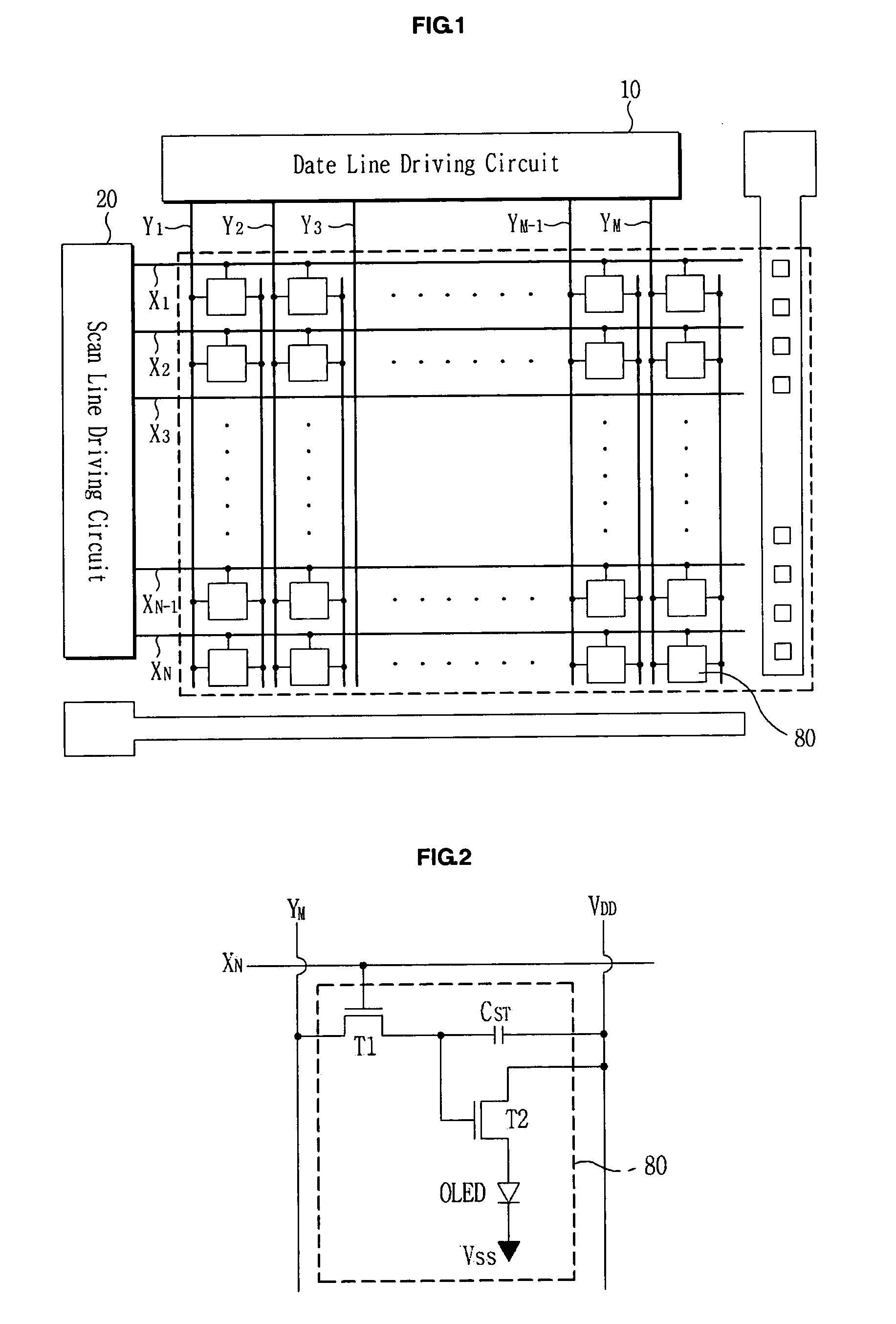 Circuit and method for driving organic light-emitting diode