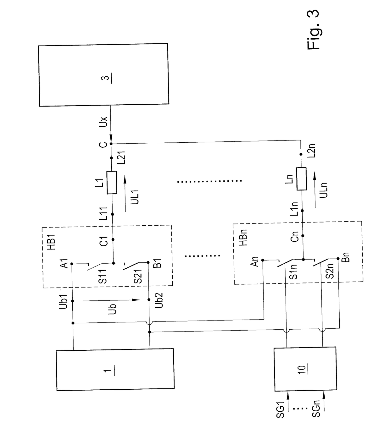 Control of long-stator linear motor coils of long-stator linear motor stator