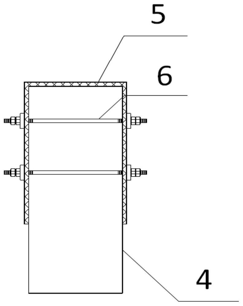 Rear connecting device and method for solid-web steel beam and concrete beam