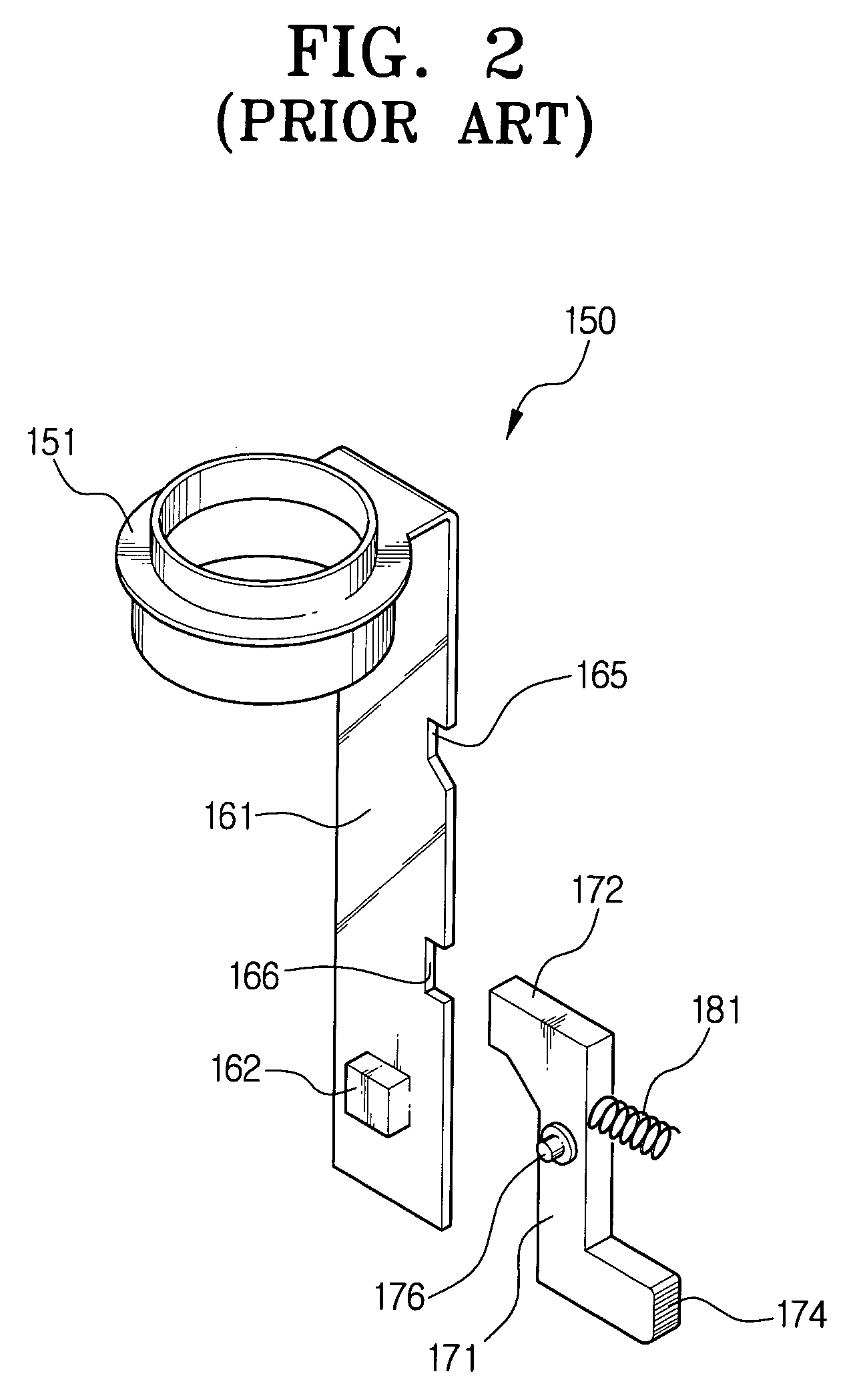 Filter assembly for a cyclone-type dust collecting apparatus of vacuum cleaner