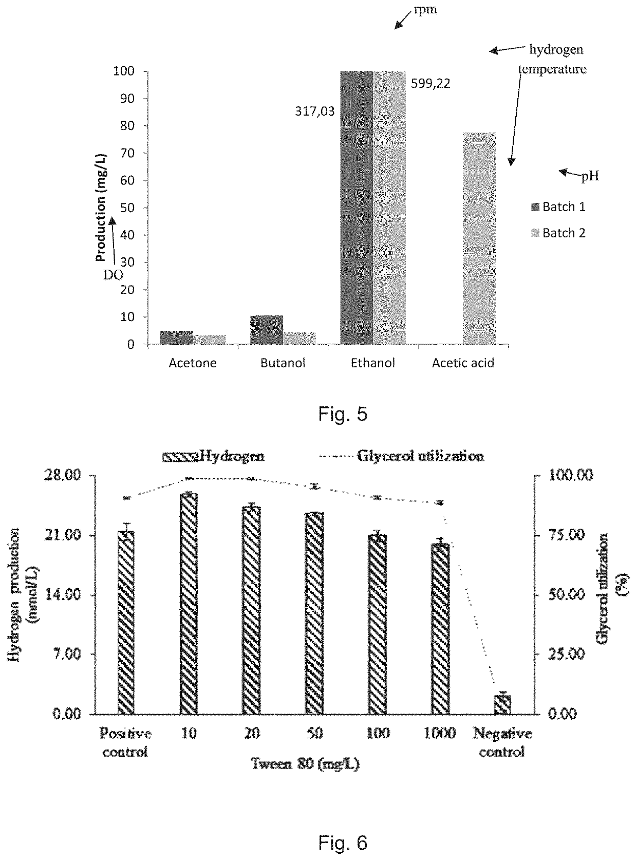 Process for hydrogen production from glycerol