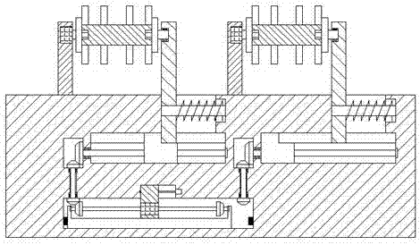 Novel double-spliced water cup