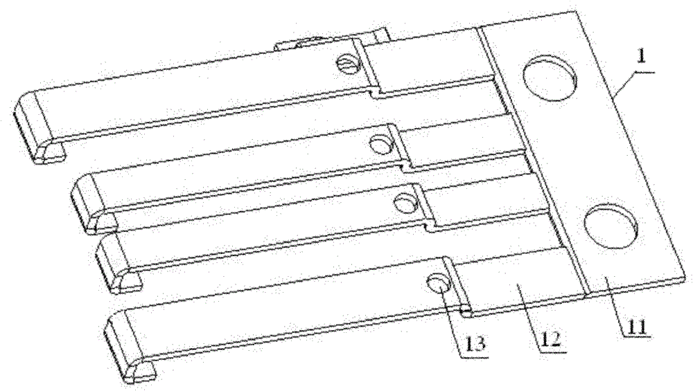 Inner core of USB (Universal Serial Bus) interface, interface and manufacture method