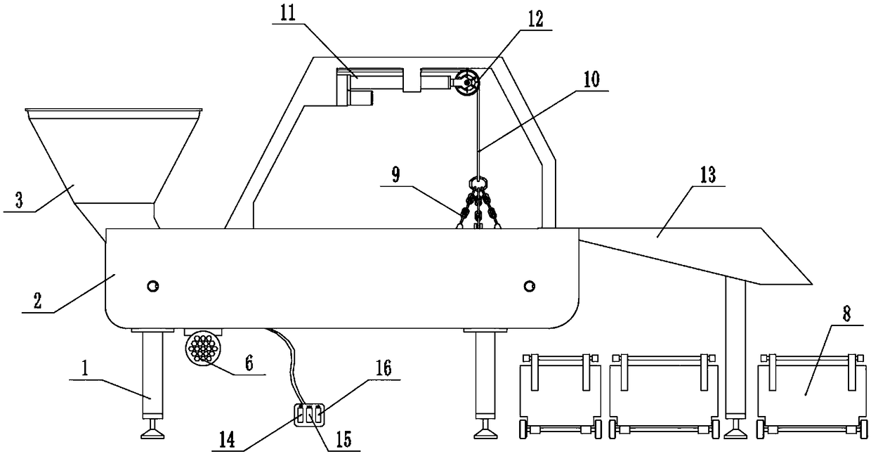 Environmental-friendly separating equipment for granular iron slag processing