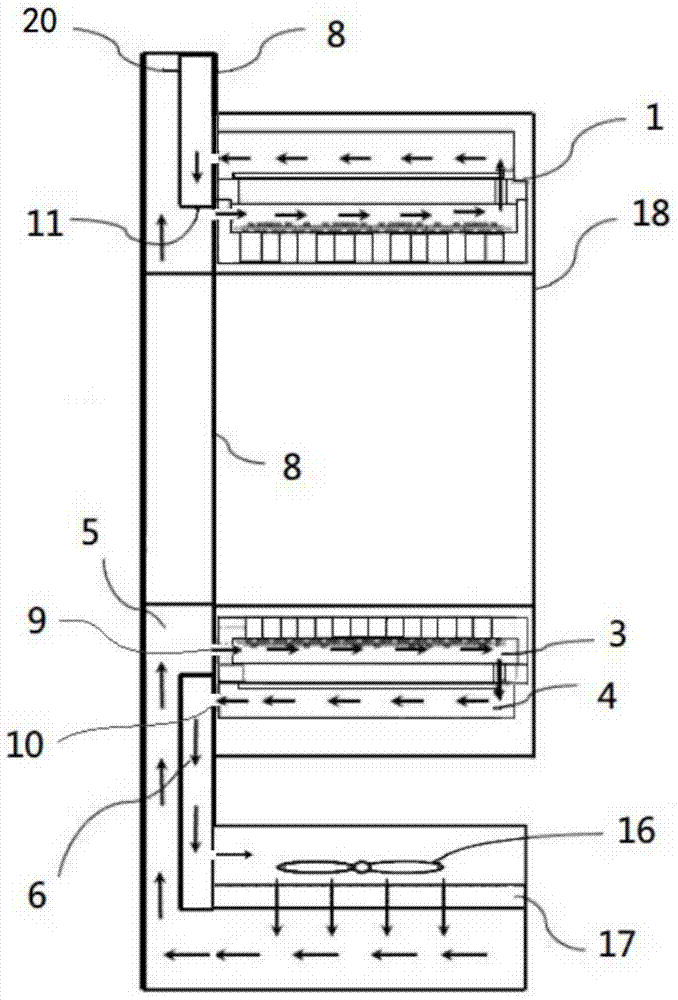 A cooling system for medical imaging device