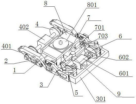 Bogie of railway vehicle and axle box device of bogie