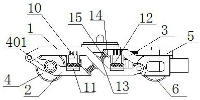 Bogie of railway vehicle and axle box device of bogie