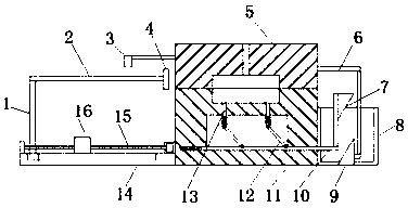 Efficient refrigerator injection mold