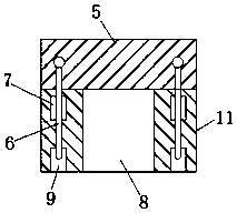 Efficient refrigerator injection mold