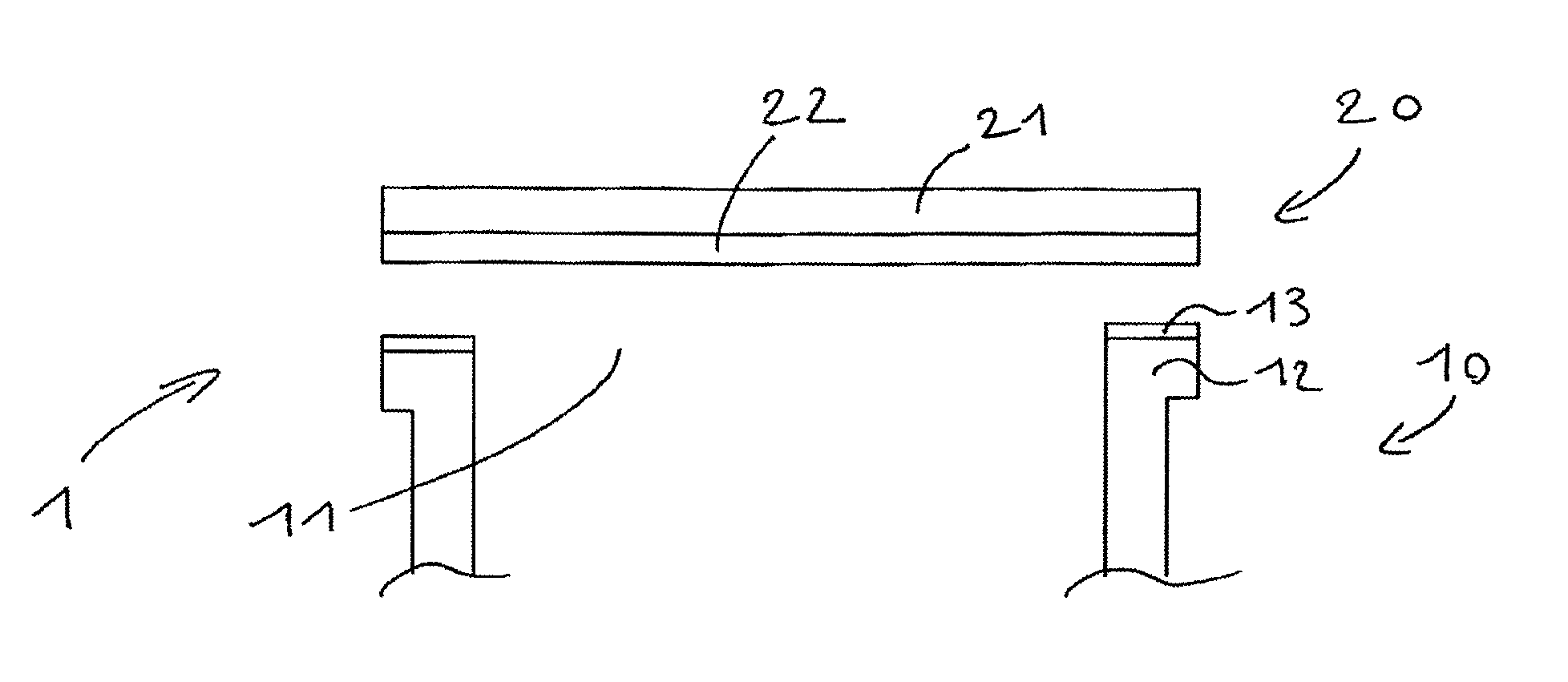 Sealing of a cap on a glass container