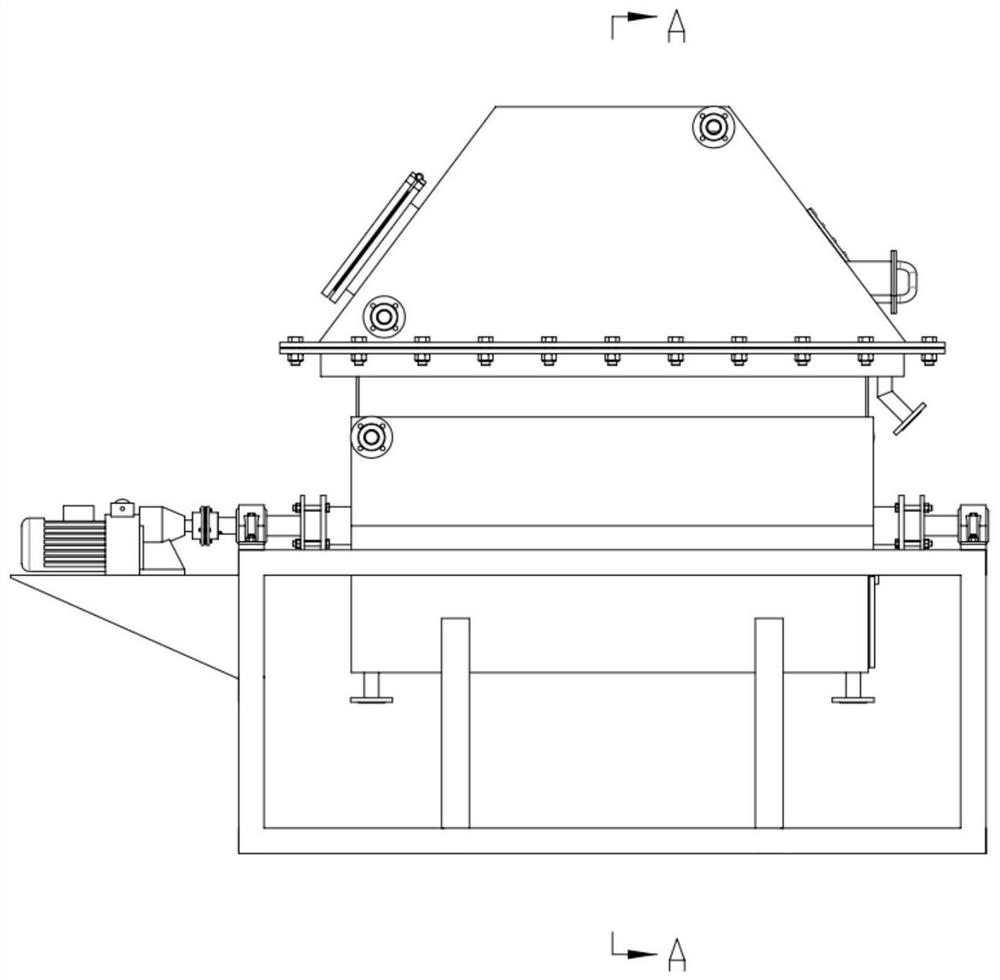 Horizontal drying device and system