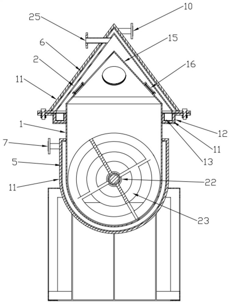 Horizontal drying device and system