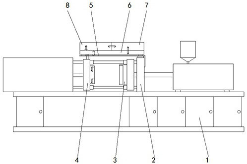 Full-page passport machine shell mold and manufacturing method thereof