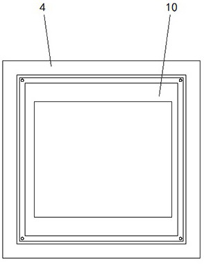 Full-page passport machine shell mold and manufacturing method thereof