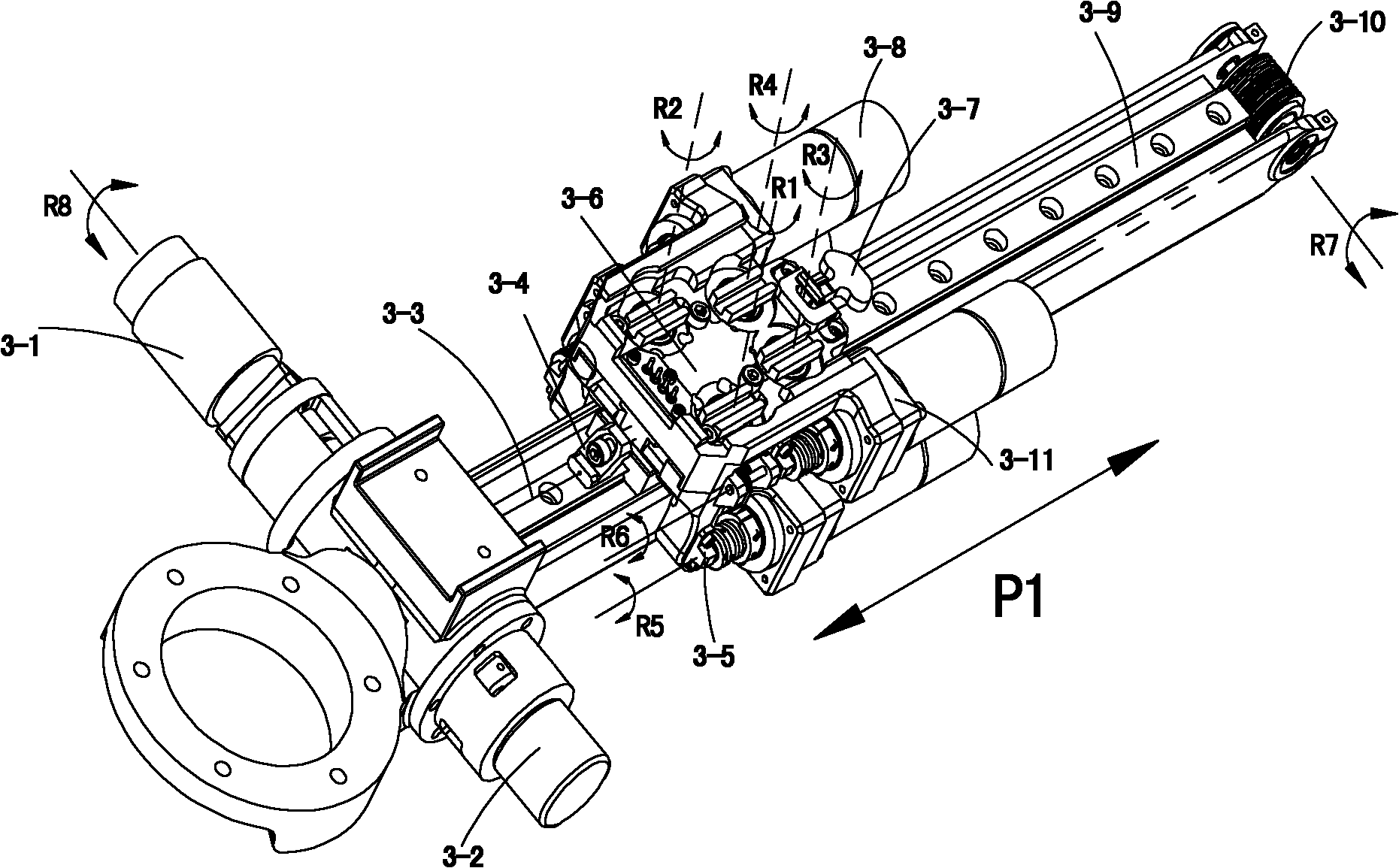 Compact quick-change mechanism of robot for minimally invasive surgery