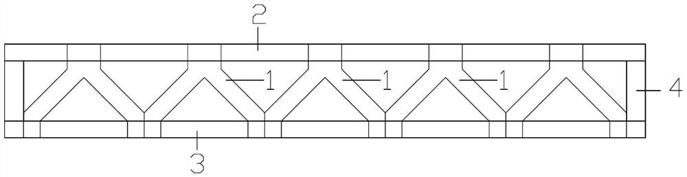 Externally-wrapped lower chord member and propeller strut web member fabricated truss