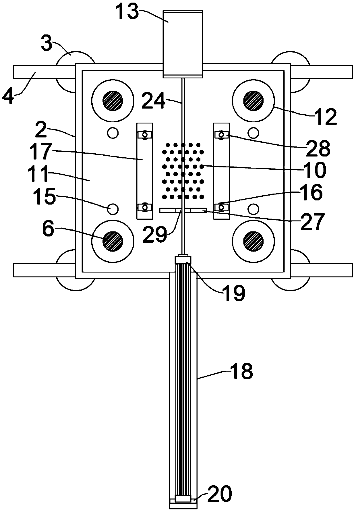 Height detector for explosive column in detonator