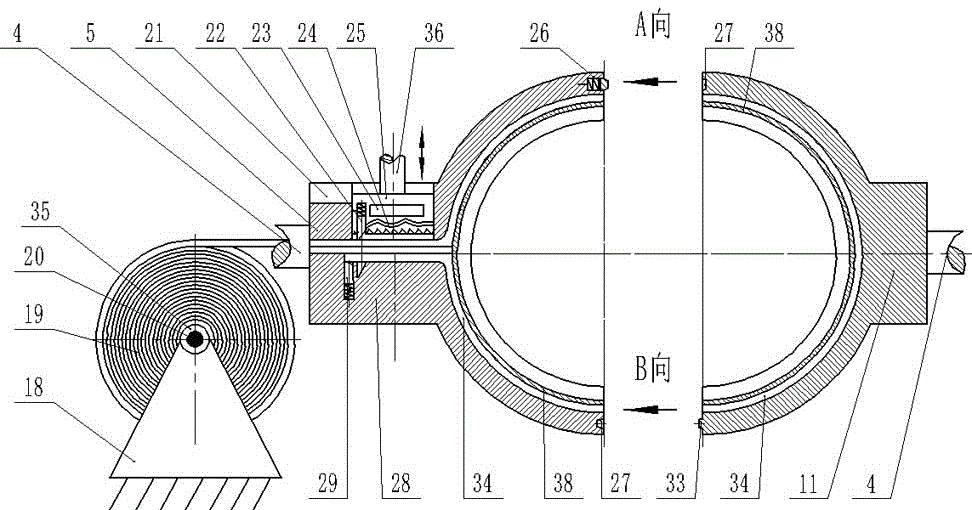 Reed Combine Harvester Automatic Cutting and Baling Device