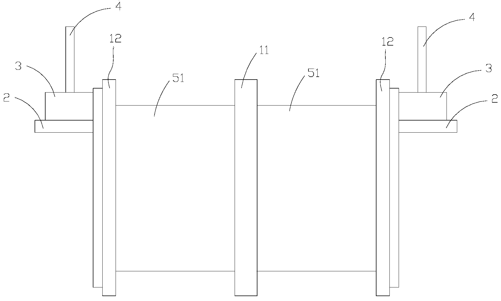 Detachable transformer frame with adjustable fixing blocks