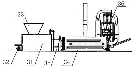 Wood chip crushing system and biomass wood pellet fuel production equipment including the same