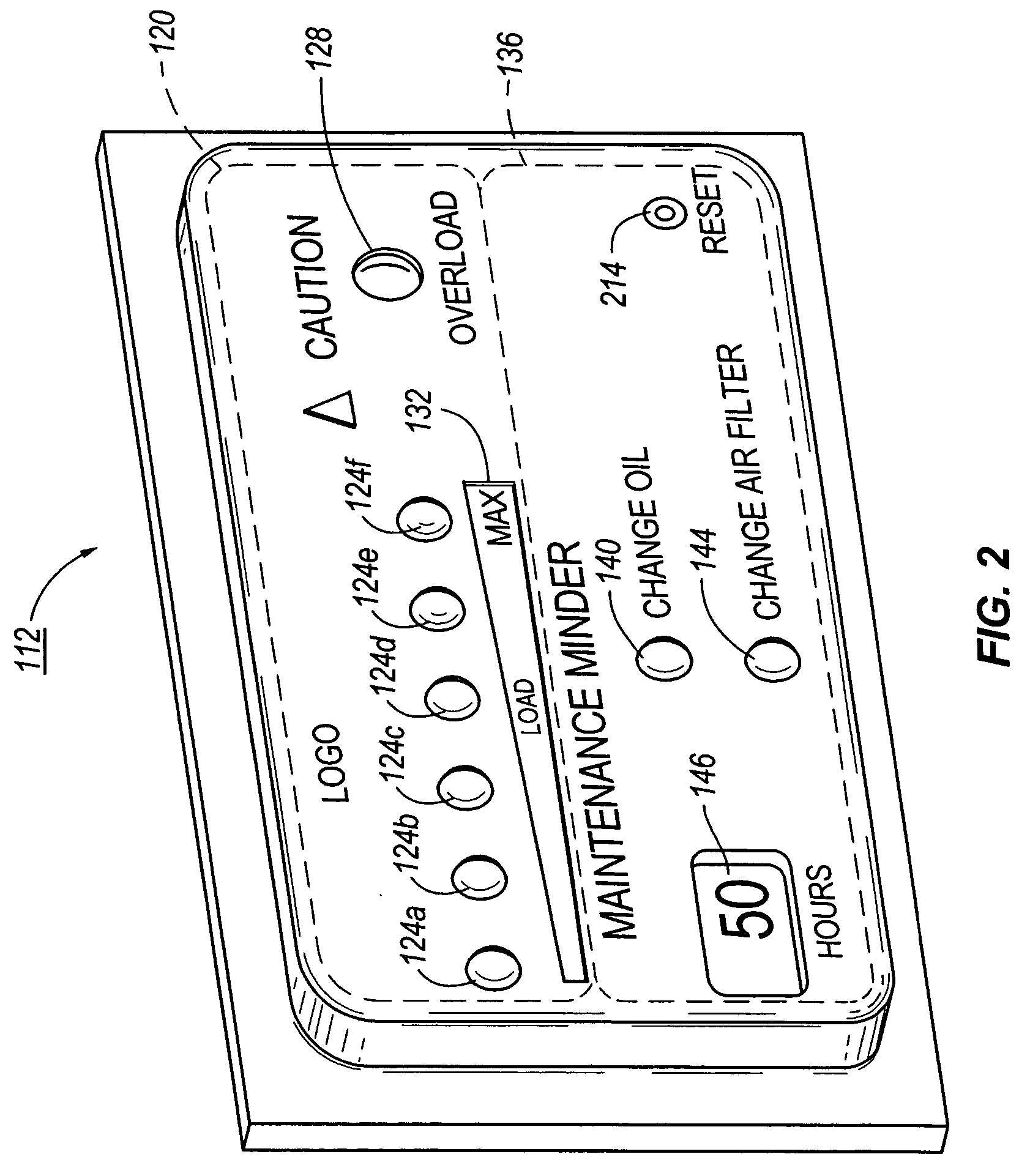 Monitoring system for a generator