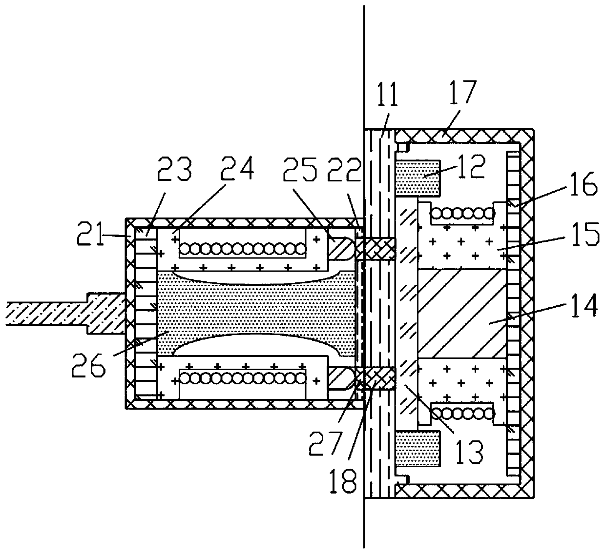 Jack-free socket based on electromagnetic induction and conversion plug matched with same