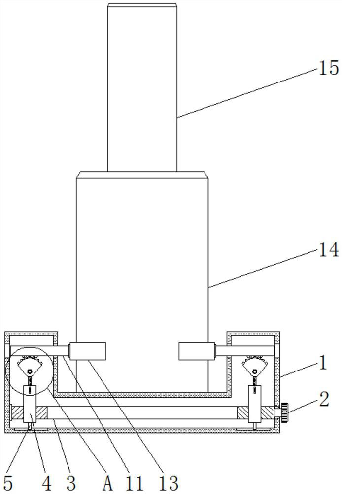 Improved split type ejector rod structure of hot forging die