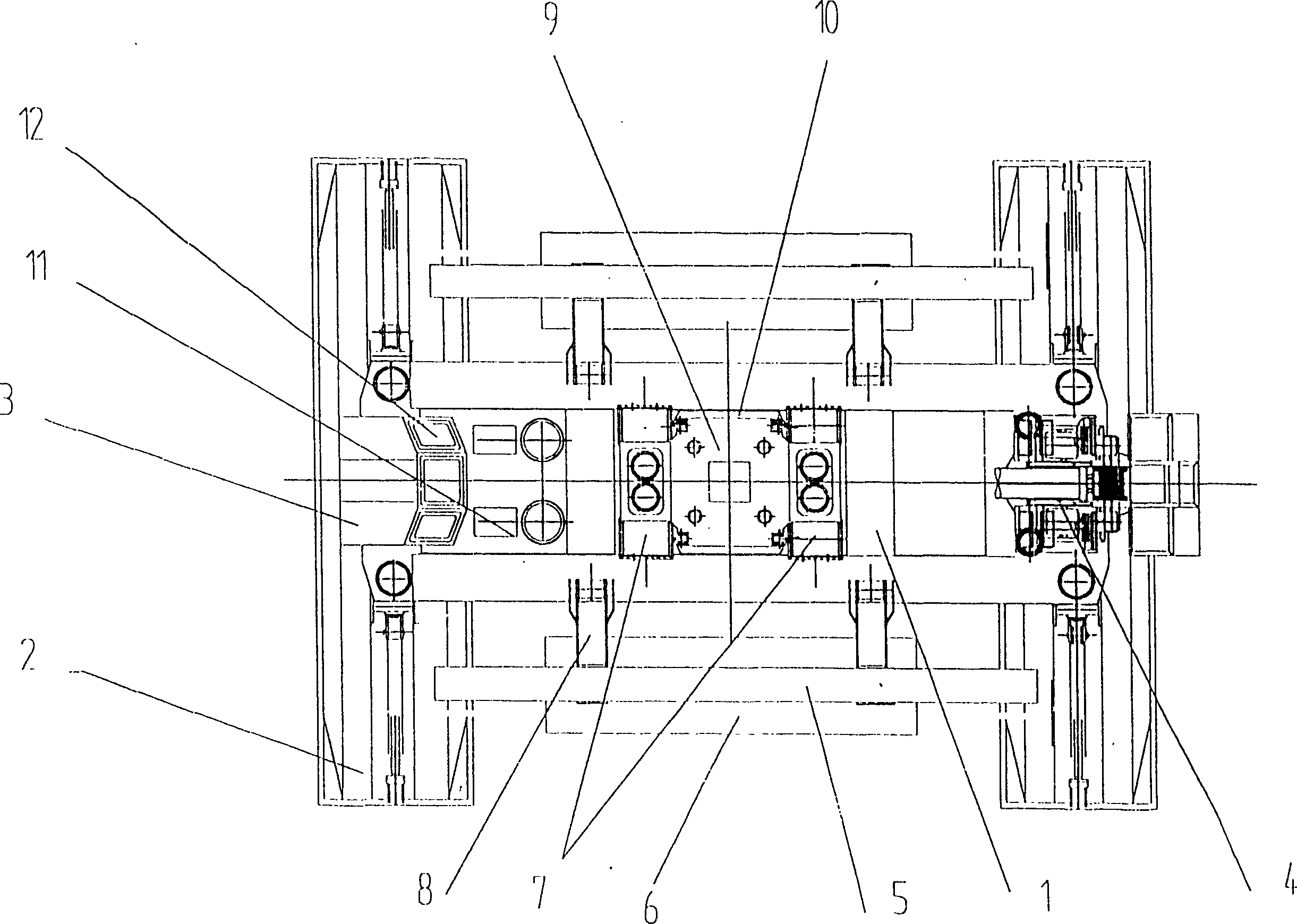 Hydraulic vibrating pile driver