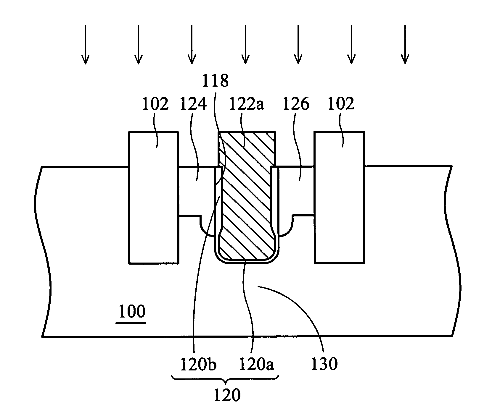 Semiconductor device having a trench gate and method of fabricating the same