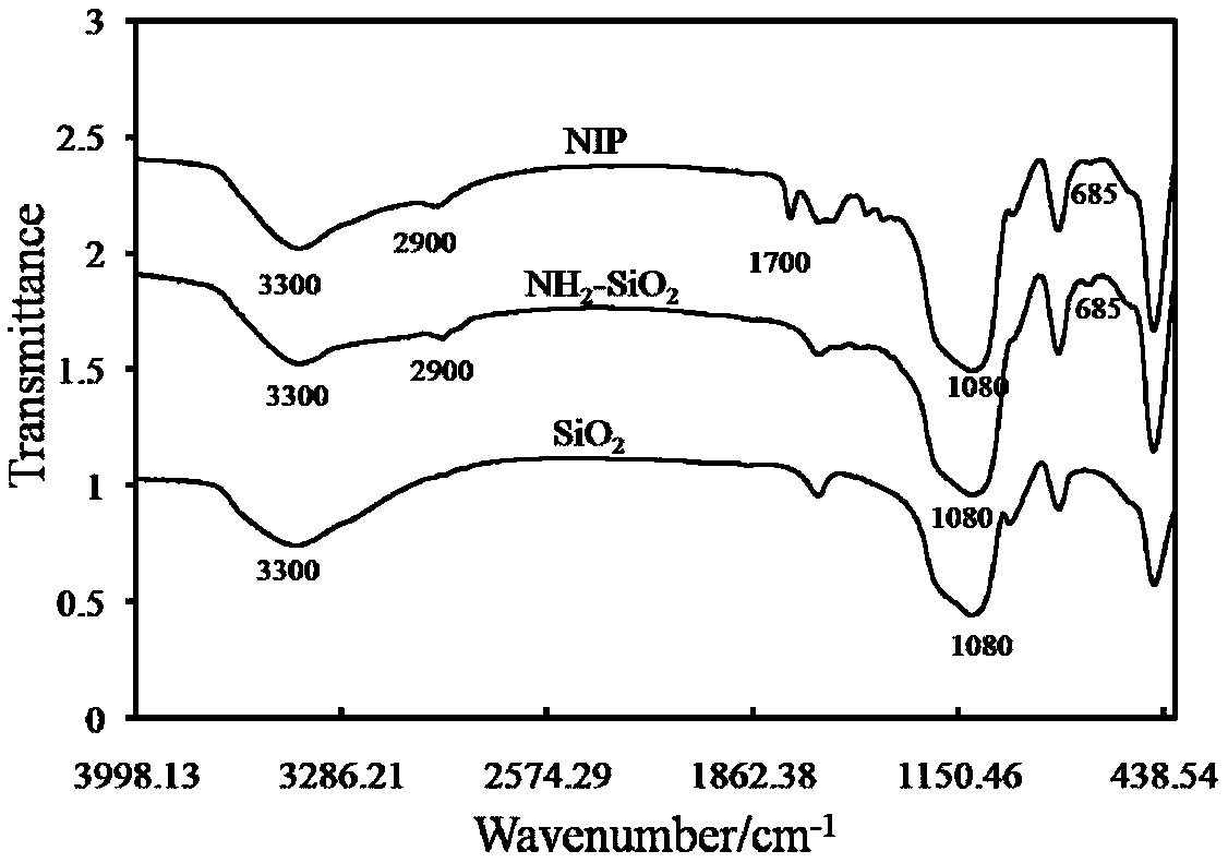 A core-shell molecularly imprinted polymer capable of identifying erythrosine and its preparation method