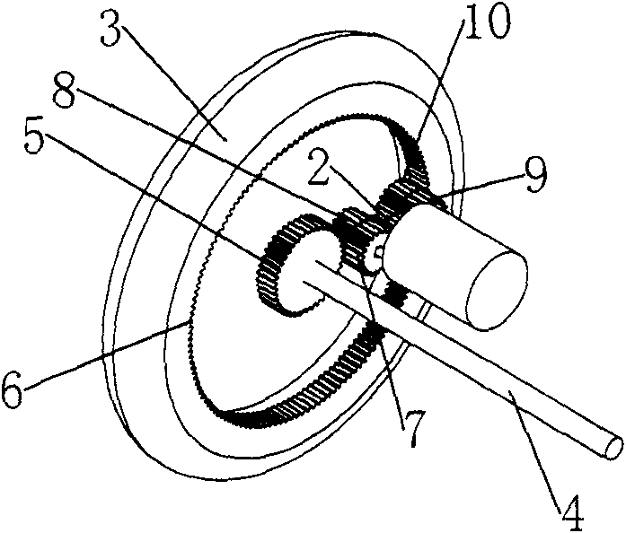 Transmission gear system of motor vehicle