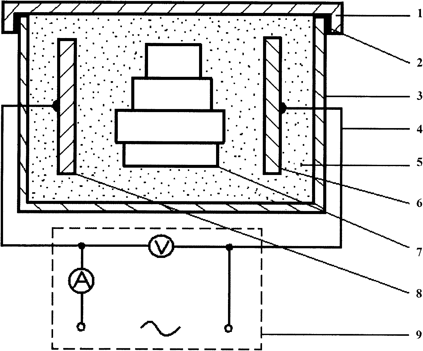 Method and apparatus for chromizing by alternating current field enhanced powder