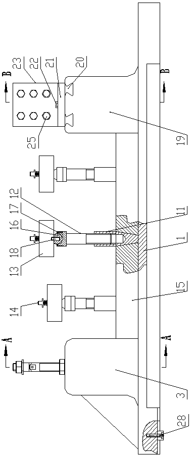 Special flexible fixture for machining vibration control of complex thin-wall blade parts