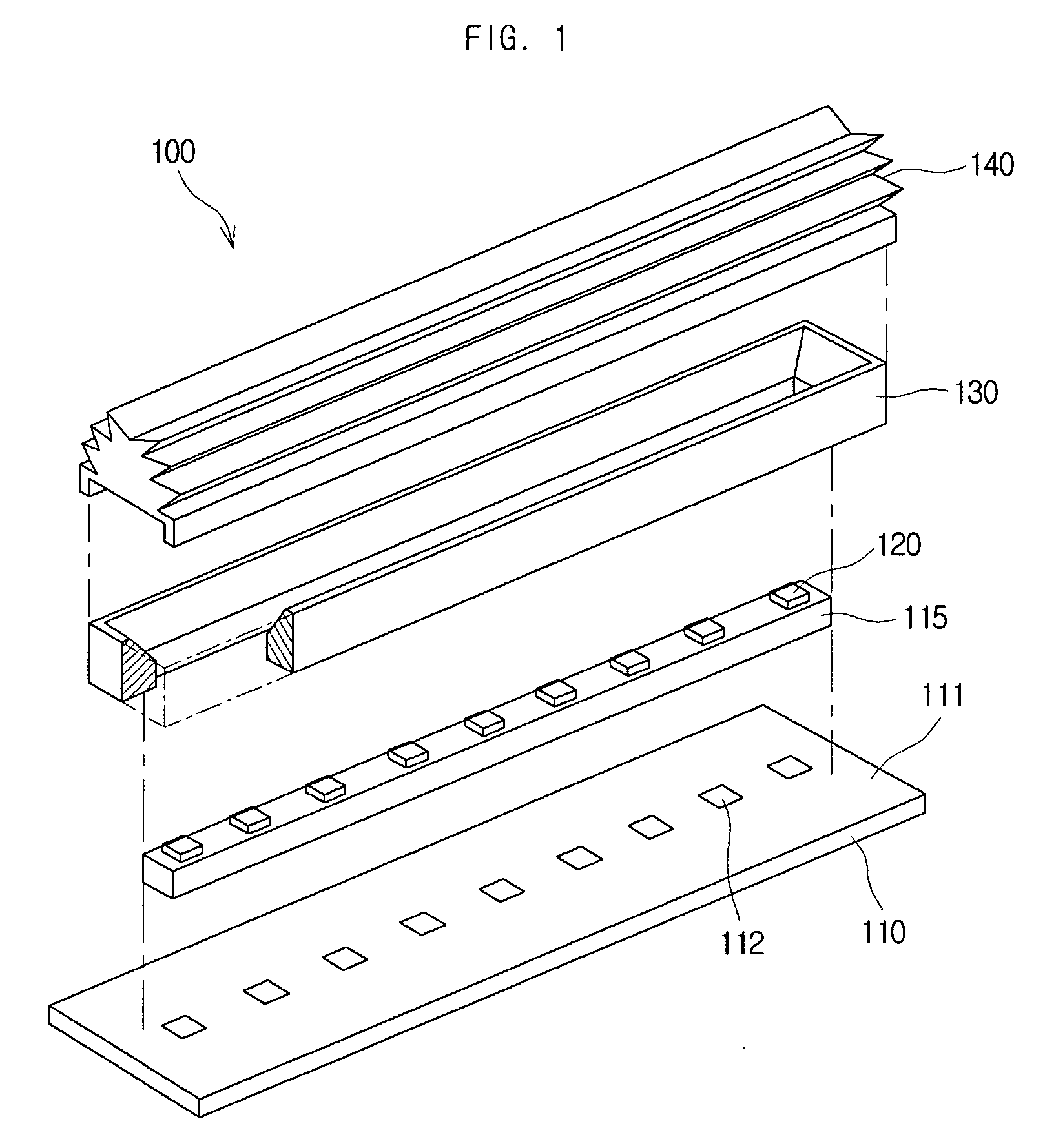 Array light source using led and backlight unit including the same