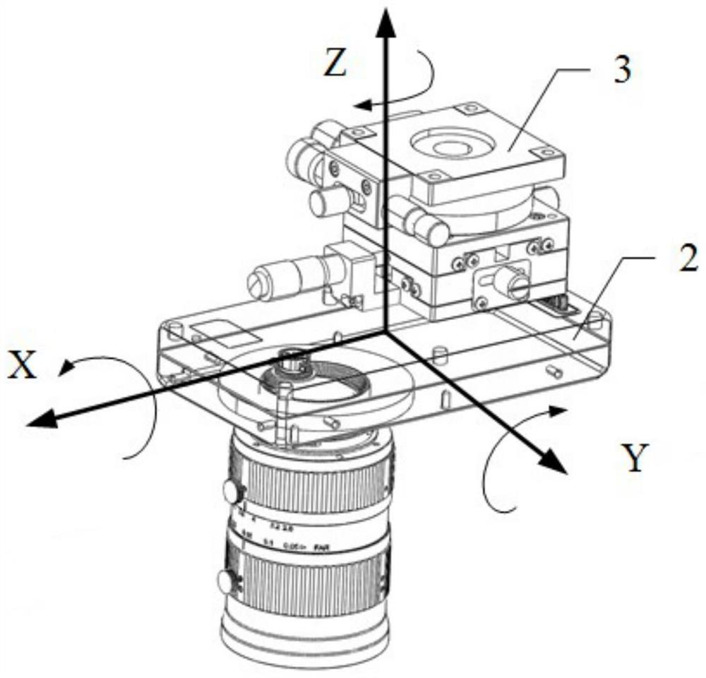 Visual measurement system for size of film on conveying belt and measurement method thereof