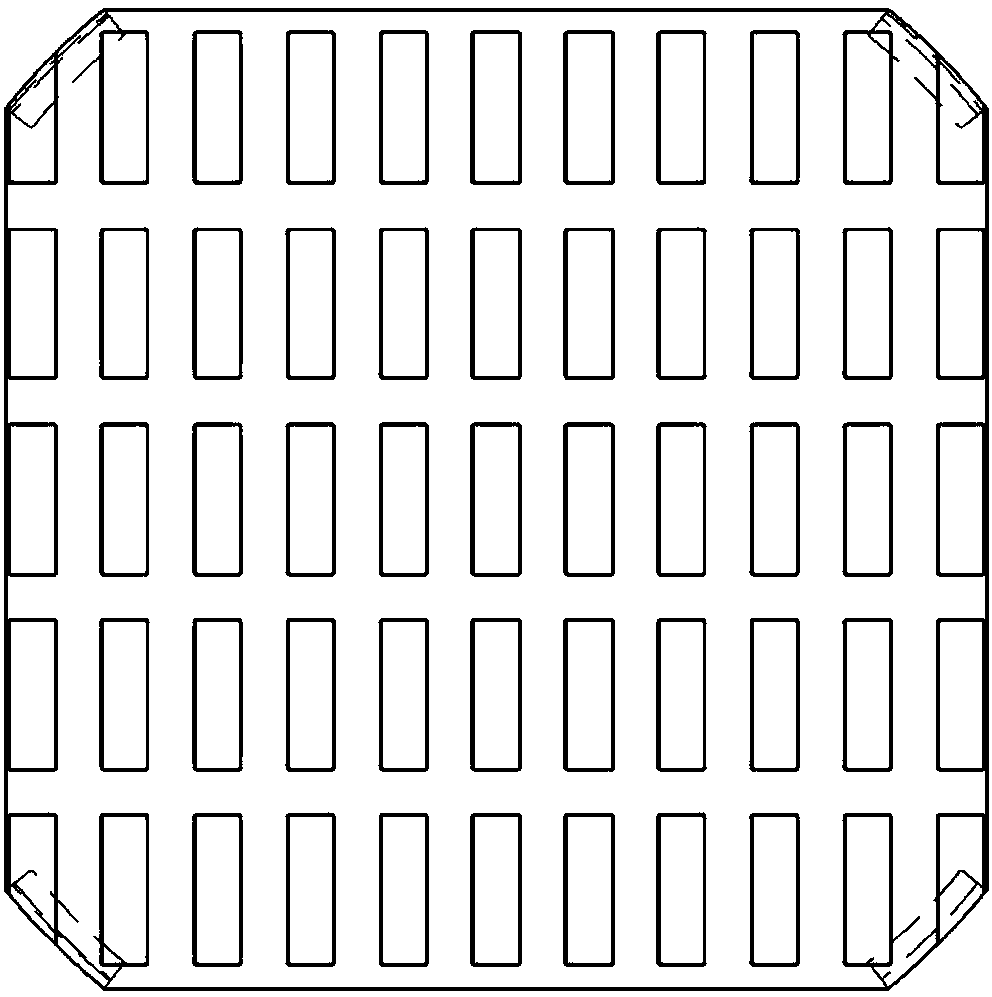 Combined type radiating fin for large-power surface-mounted electronic device