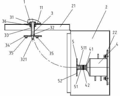 Combination switch control clutch device of power distribution cabinet