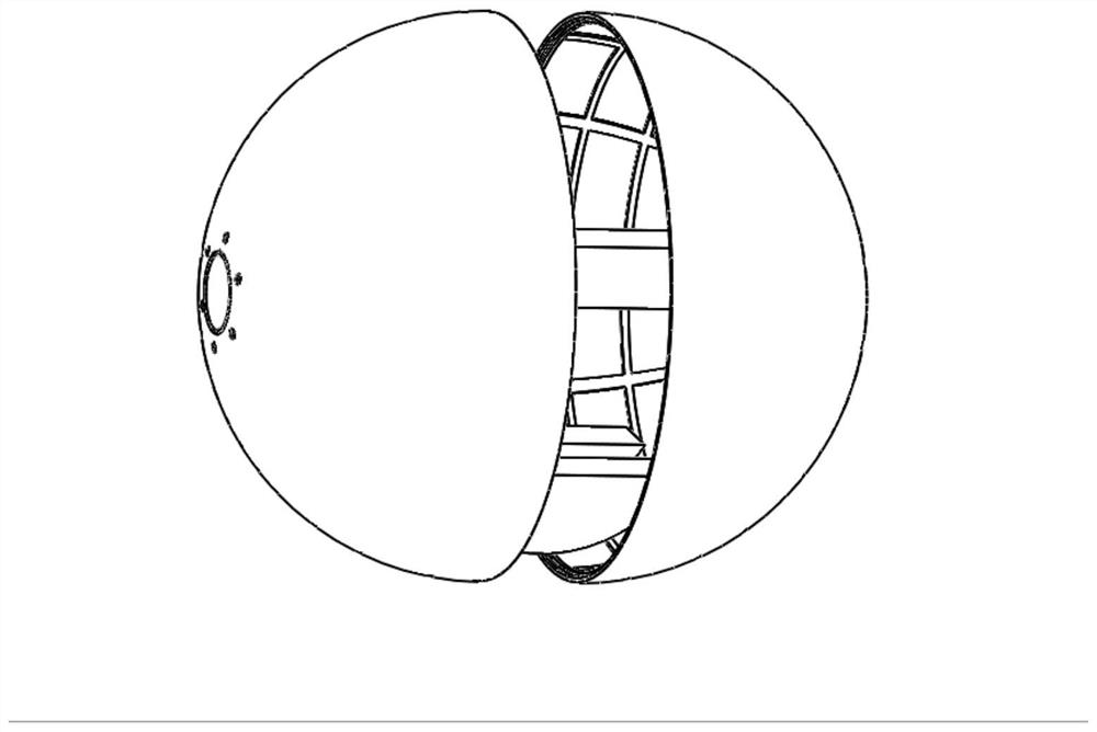 Three-dimensional matching method for self-reconfiguration butt joint of reconfigurable spherical robot