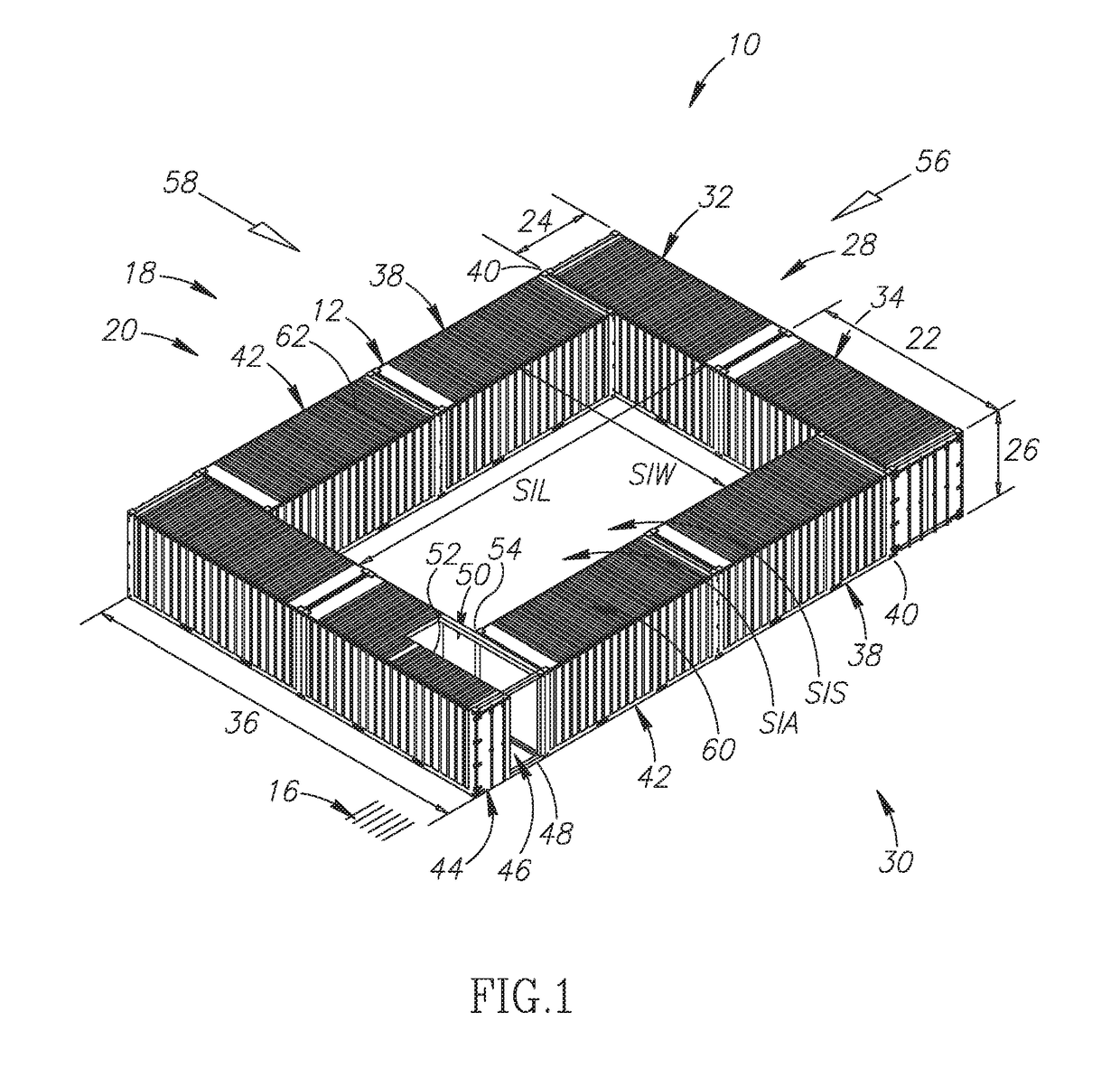 Containers shelter